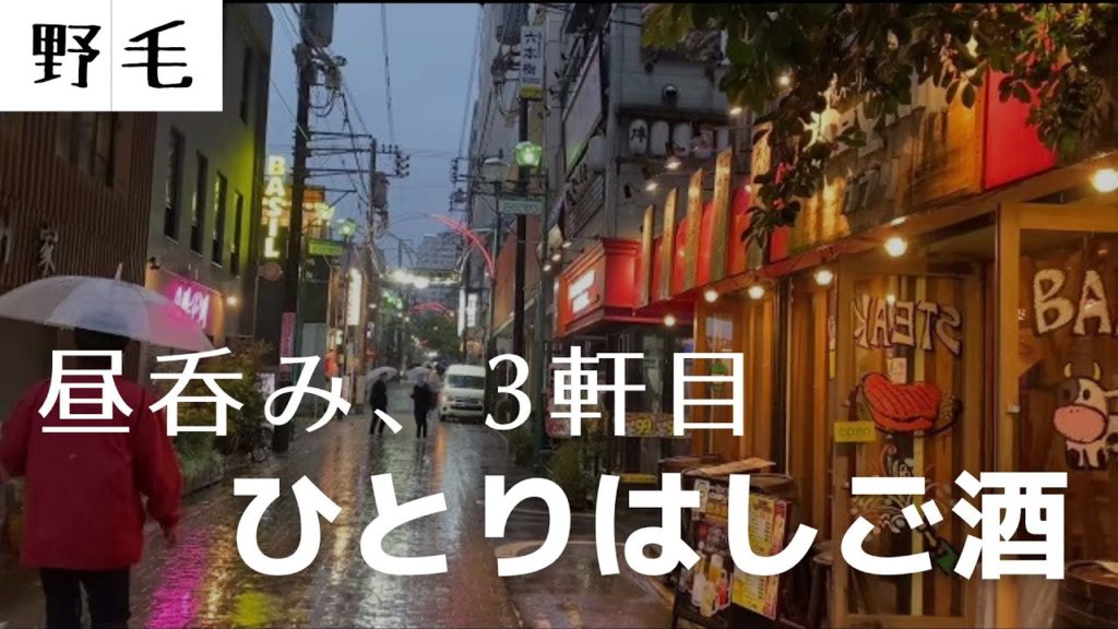 【昼呑み、三軒目】東京OLの休日、ホルモン一人呑み。激安ハッピーアワー【野毛はしご酒】