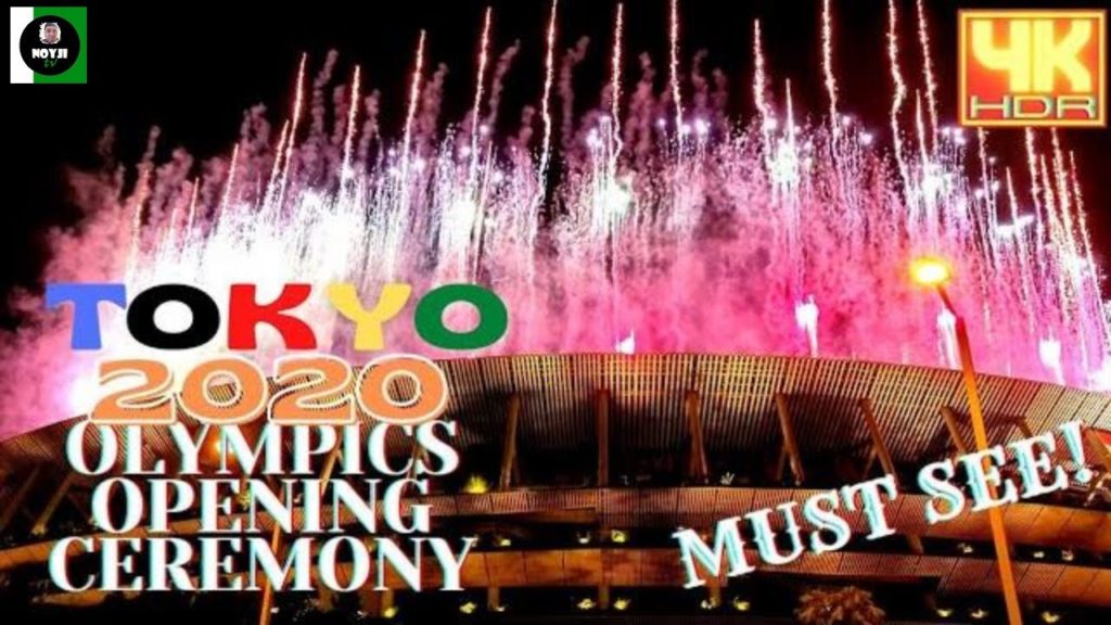 TOKYO 2020 OLYMPICS OPENING CEREMONY | EARTH-SHAPED DRONES | FIREWORKS | JAPAN WALK | 4K@NOYJI TV