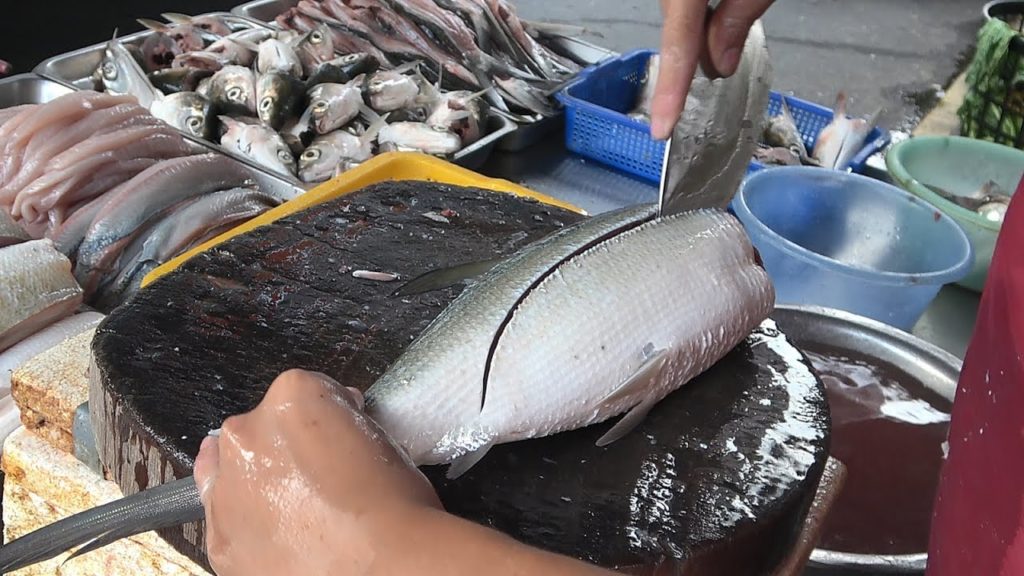 Fastest Milkfish Cutting Skills / 虱目魚切割技巧, 虱目魚肚