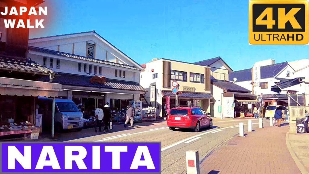 [4K] Strolling Around NARITA Station | Sunny Winter Day Walk in Narita Chiba Japan | ASMR Japan Walk