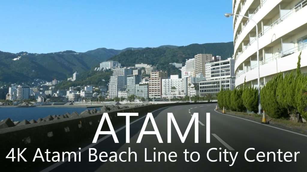 4K Drive Atami Beach Line to Central Atami City 4K Drive Atami Beach Line to Central Atami City