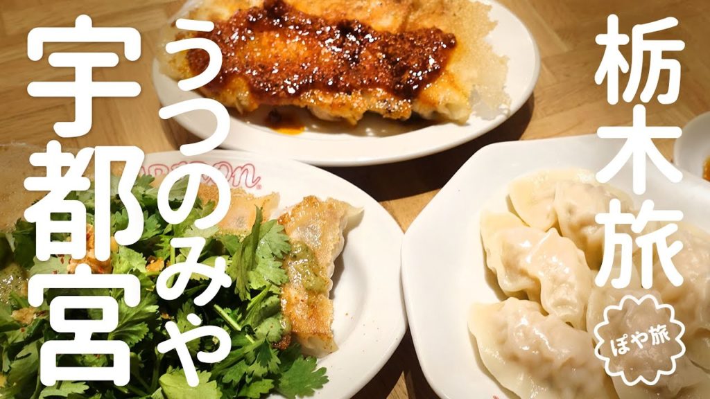 【とちぎ旅｜宇都宮食べ歩き＆観光】餃子/洋食/大谷資料館/平和観音【ぽや旅】 駅からレンタカーで気楽に観光♪
