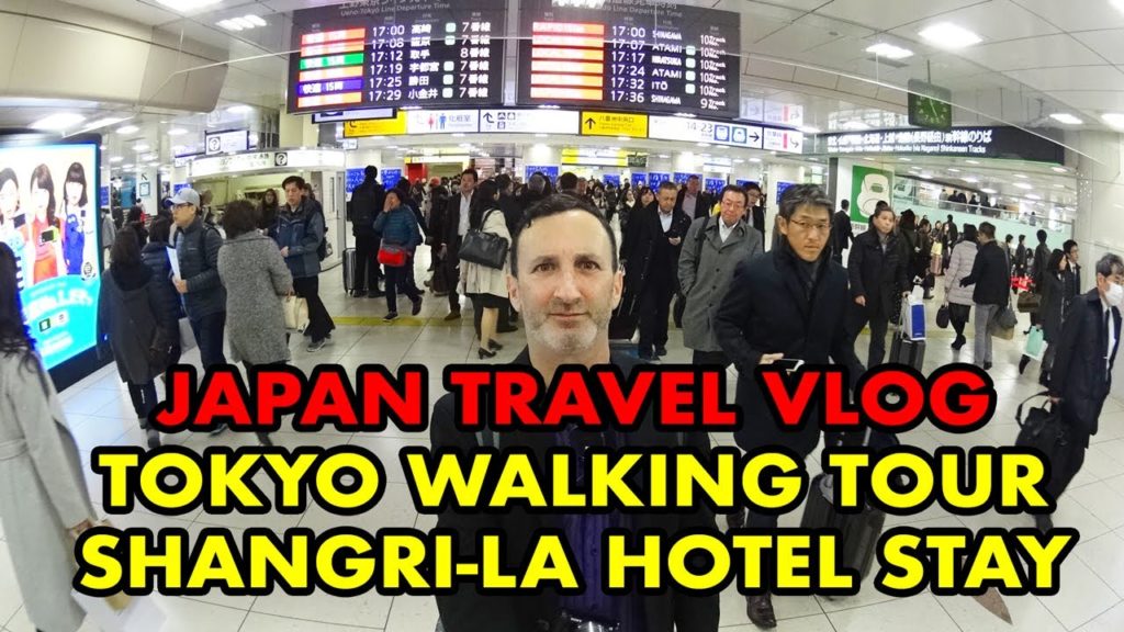 JAPAN TRAVEL VLOG - BEST HEART OF TOKYO WALK, STAYING AT THE SHANGRI-LA HOTEL