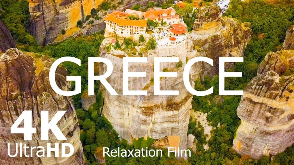 GREECE 4K - Amazing Beautiful Landscape | Aerial Drone | Scenic Relaxation Film