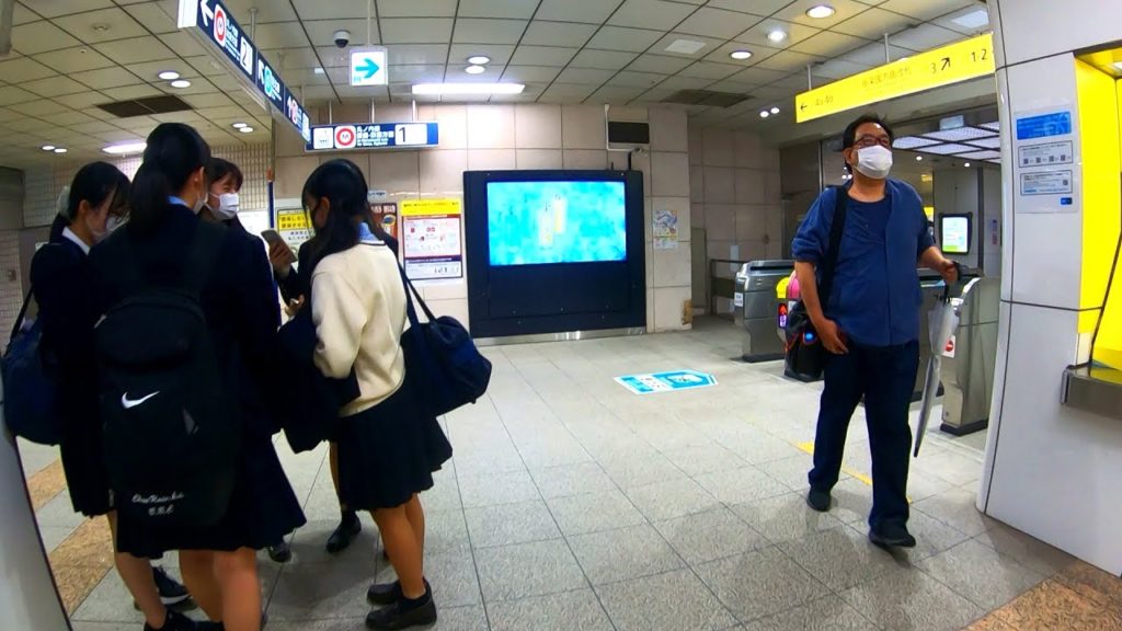 後楽園駅構内を散策！東京メトロ南北線、丸ノ内線(Japan Walking around Korakuen Station)