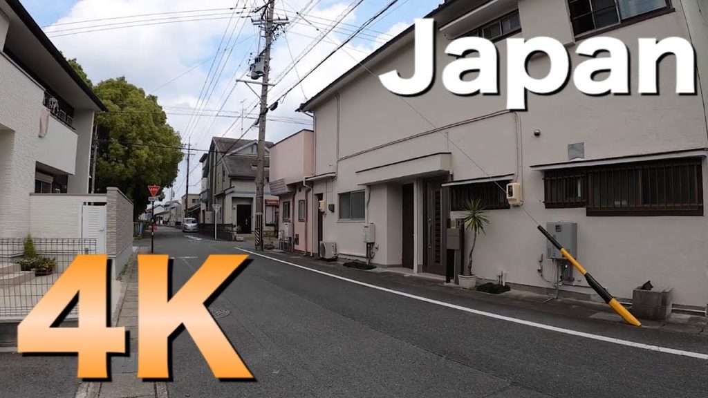 4K walk in Japan countryside/virtual tour,natural  traffic sound/July 2020 SHIZUOKA