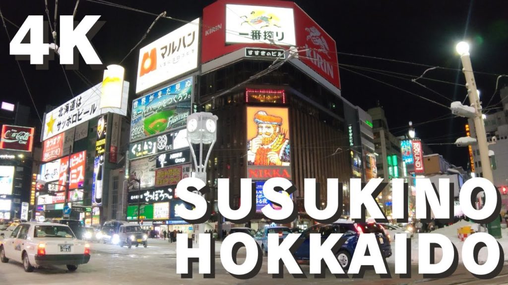【4K Walking】HOKKAIDO Susukino Hokkaido Night