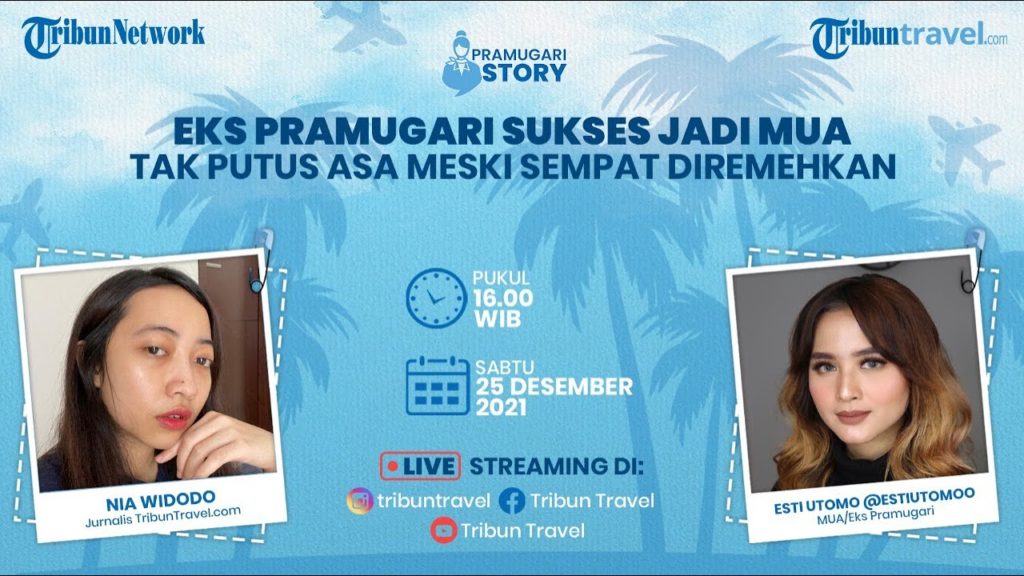 🔴 PRAMUGARI STORY: Eks Pramugari Sukses Jadi MUA, Tak Putus Asa meski Sempat Diremehkan 🔴 PRAMUGARI STORY: Eks Pramugari Sukses Jadi MUA, Tak Putus Asa meski Sempat Diremehkan