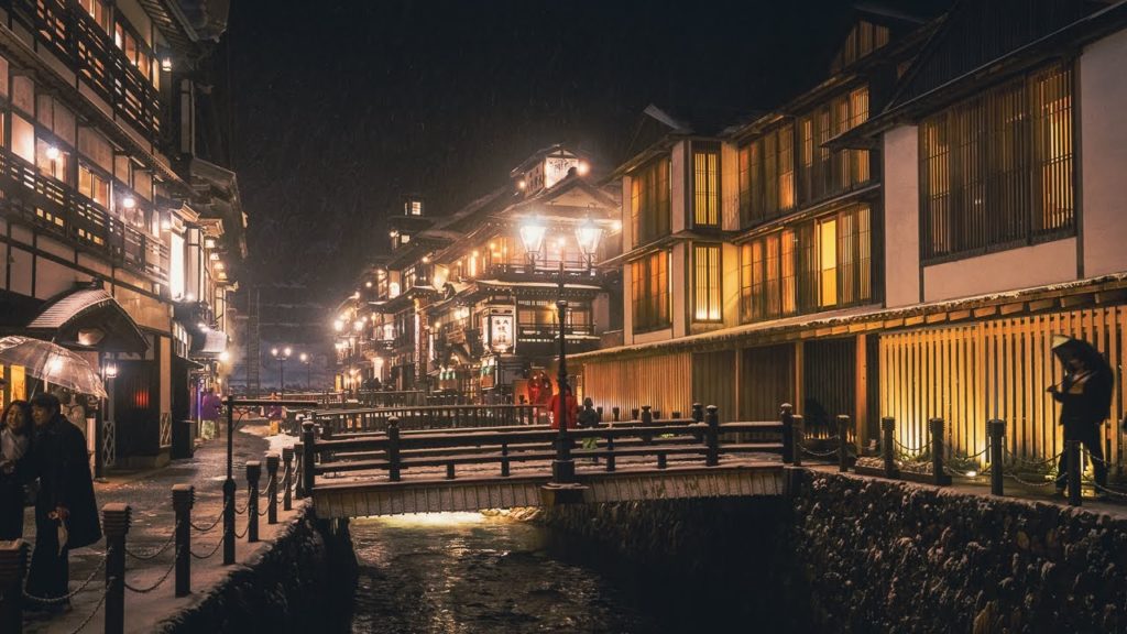 Winter Walkthrough at Ginzan Onsen in Yamagata, Japan – 4K Winter Walkthrough at Ginzan Onsen in Yamagata, Japan - 4K