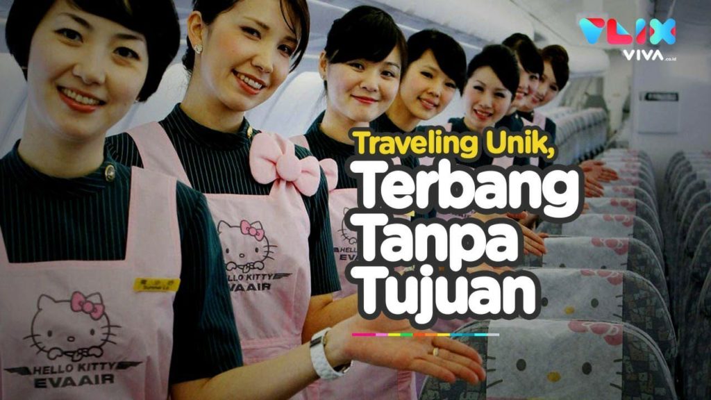 Naik Pesawat Hello Kitty, Terbang Tanpa Tujuan di Tengah Pandemi