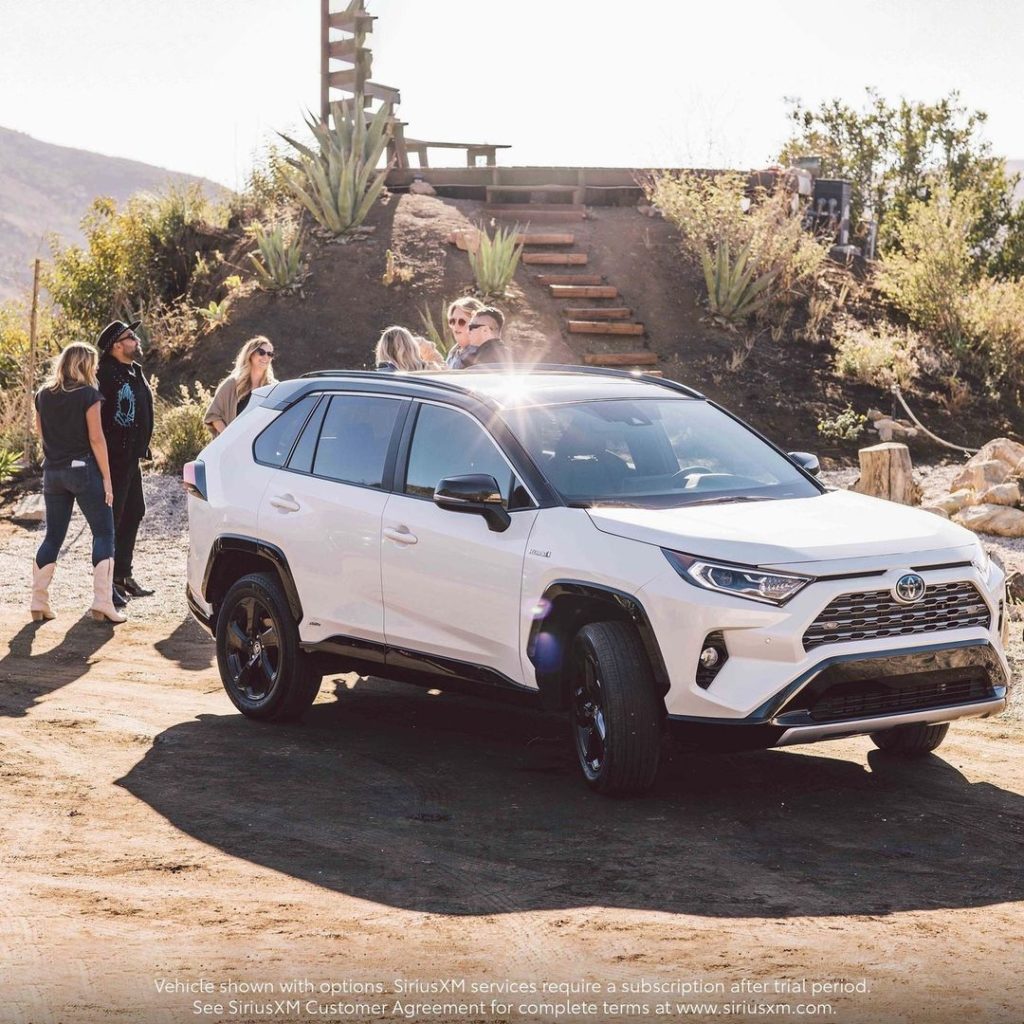 Right place + right time. #RAV4 #Hybrid #LetsGoPlaces...