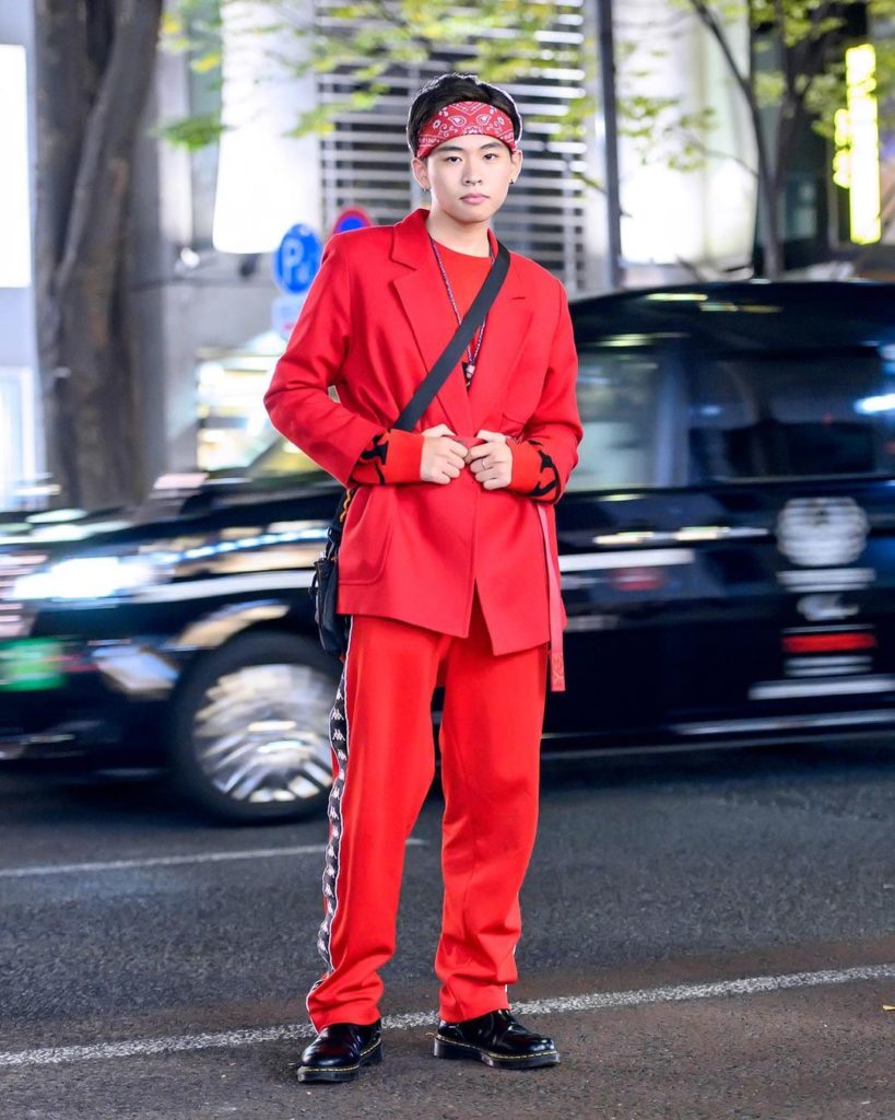 19-year-old Japanese voice actor Kawano (@kwn_sora) on the street in Harajuku we...