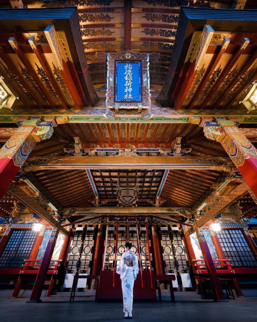 Always remember to look up!  One of Japan's three major shrines dedicated to the...