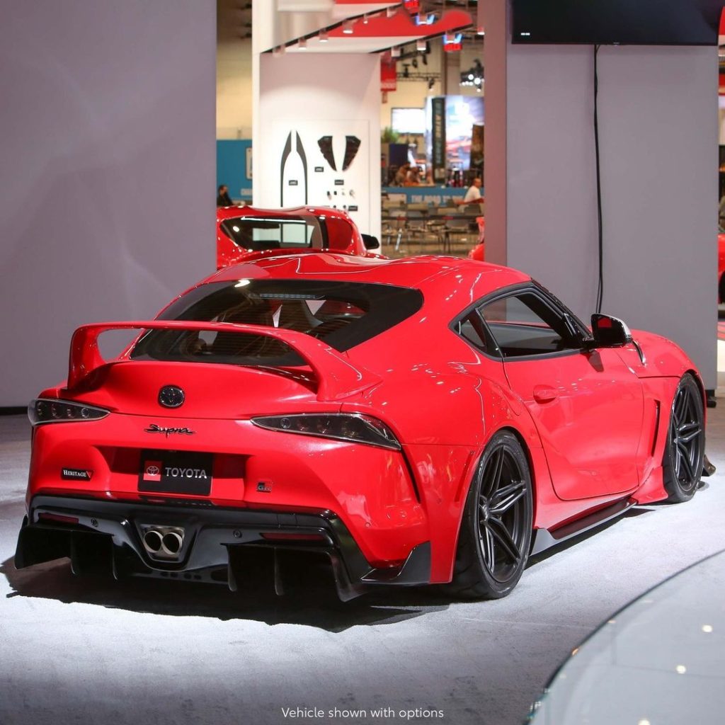 Faster than the wind: the #Supra Heritage Edition. #SEMA2021 #LetsGoPlaces...