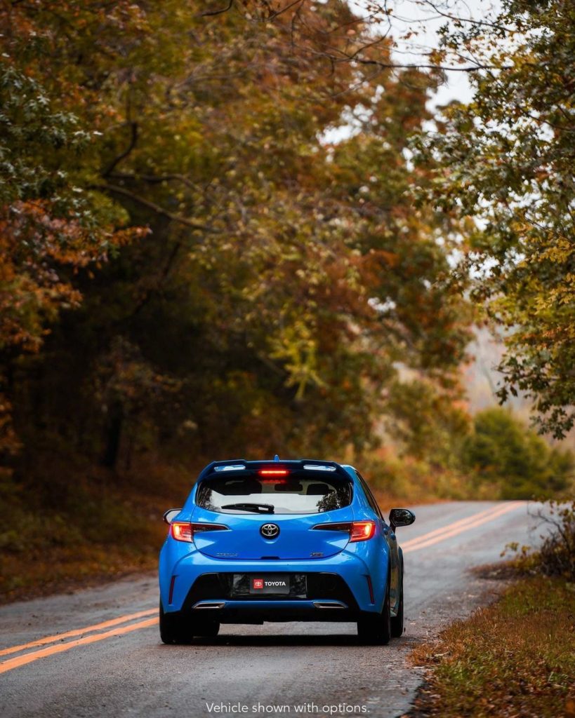 A cool breeze and changing leaves.  #Corolla Hatchback #LetsGoPlaces...