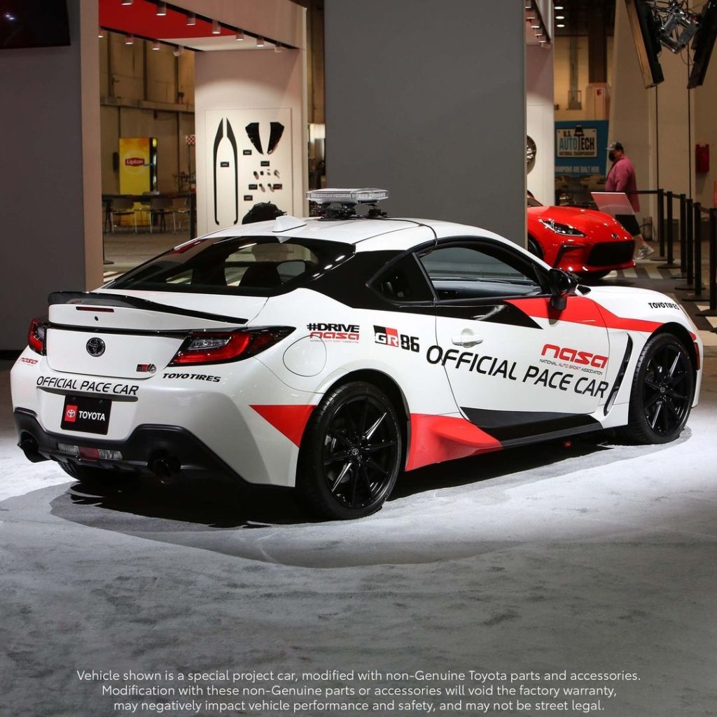 Made a quick pit stop at #SEMA2021. #GR86 Pace Car #LetsGoPlaces...