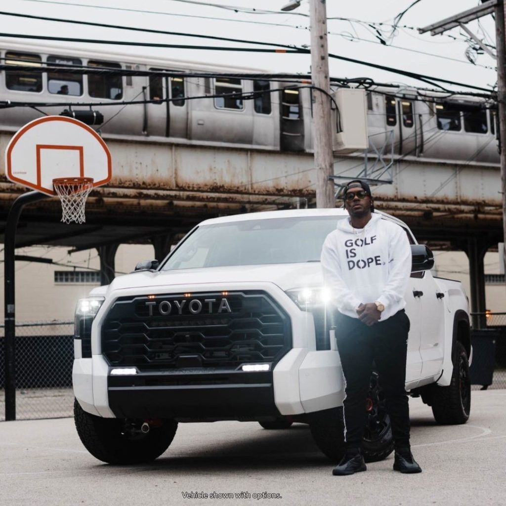 The game starts here. #Tundra #TRD Pro #LetsGoPlaces...