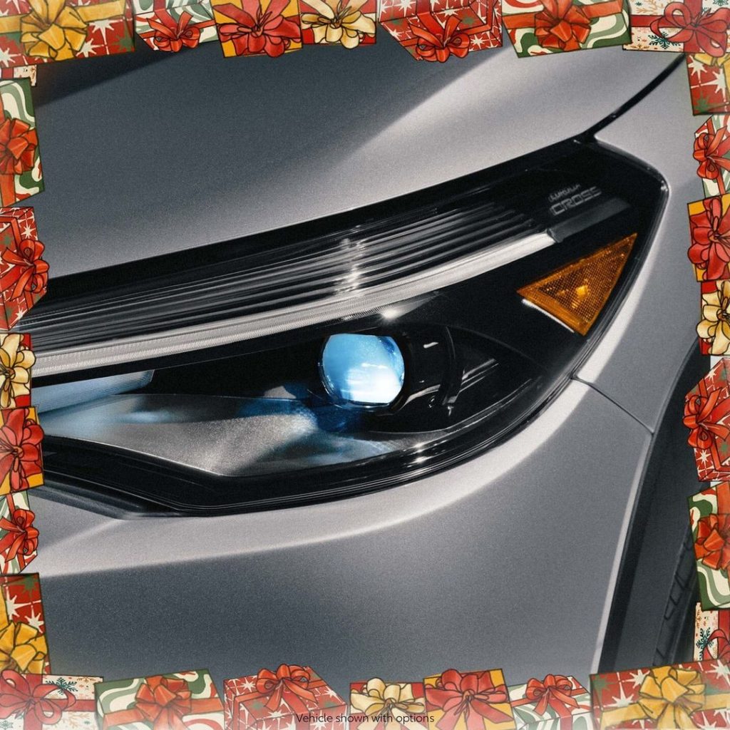 Ready to guide your sleigh tonight. #CorollaCross #LetsGoPlaces...