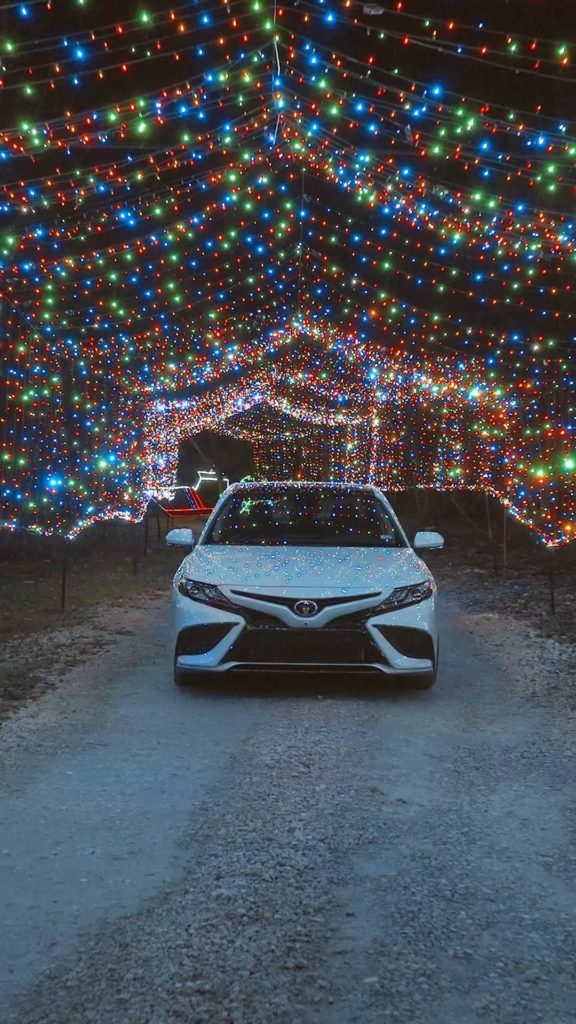 Festive lights are shining bright, #Camry is here to make the holidays right. #H...