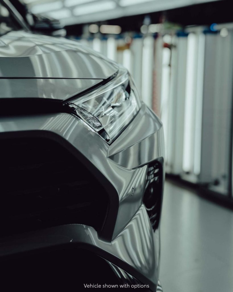 Bold styling at every angle.  #RAV4 #Hybrid #LetsGoPlaces...