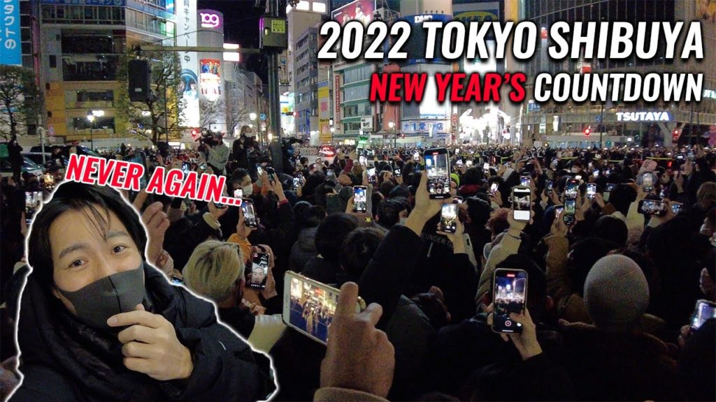 2022 Chaostic Tokyo Shibuya Crossing Count Down for New Year Ep. 326