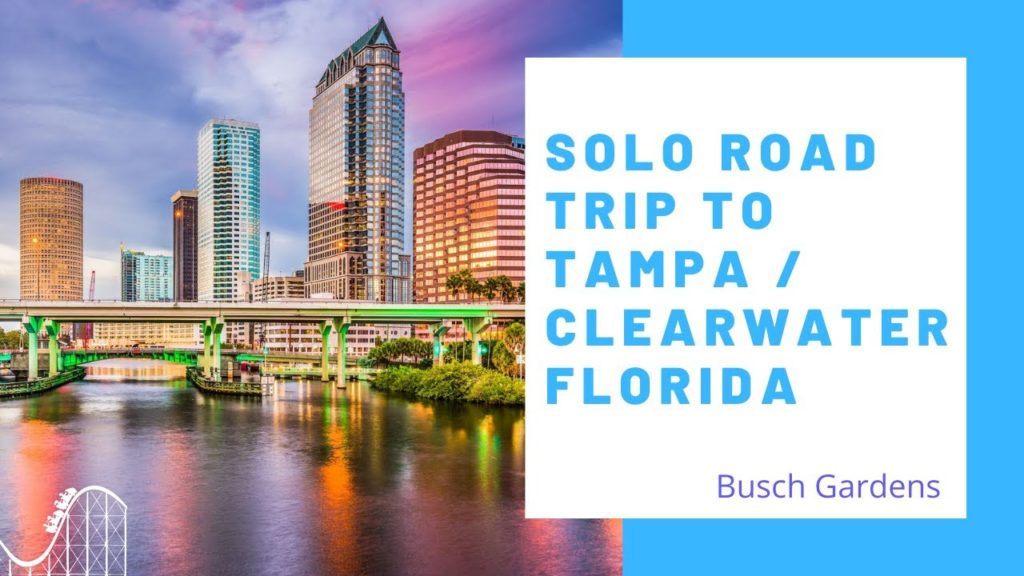 Solo Trip to Tampa | Clearwater Florida | Busch Gardens | Travel Vlog