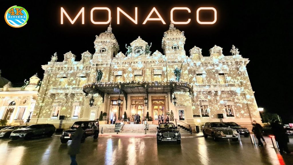 Monaco 4K – CHRISTMAS Lights – Night Walking Tour Monaco 4K - CHRISTMAS Lights - Night Walking Tour