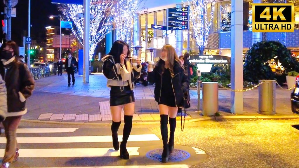 金曜19時の六本木をウォーキング けやき坂イルミネーション🌟💖🤩【4K】Roppongi Walk in Tokyo