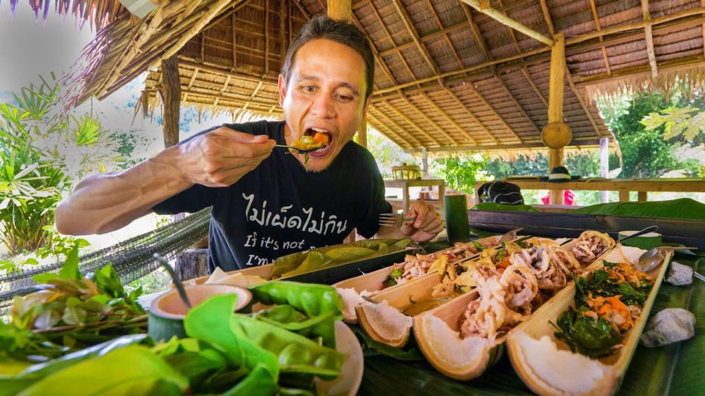 Backyard Food Paradise!! Farm to Table THAI FOOD in the Rainforest!! | Khao Sok, Thailand Backyard Food Paradise!! Farm to Table THAI FOOD in the Rainforest!! | Khao Sok, Thailand