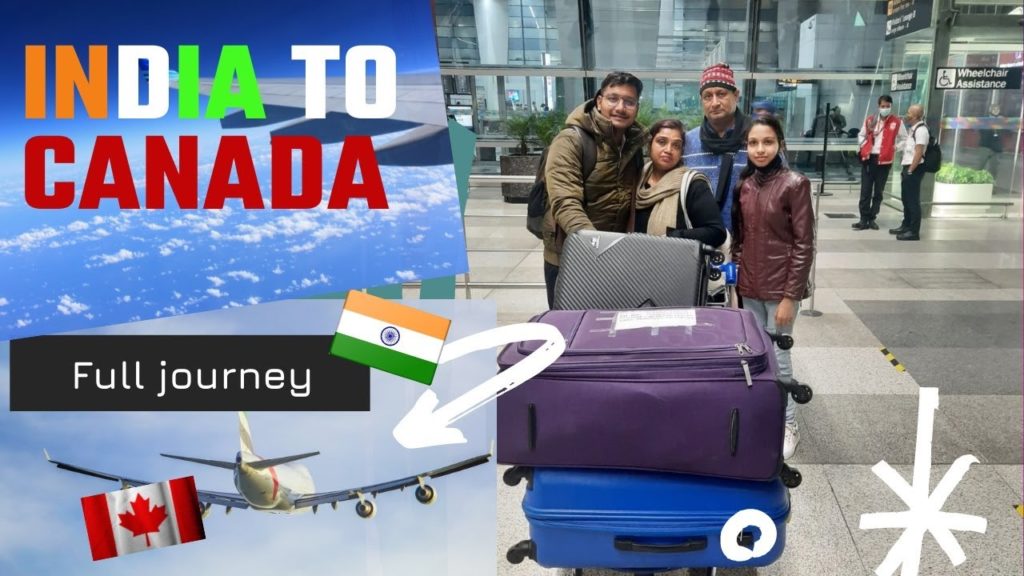 🇨🇦🇮🇳INDIA TO CANADA - VLOG || Dec 2021 | SOLO JOURNEY || Via Direct Flight | WATCH TILL THE END