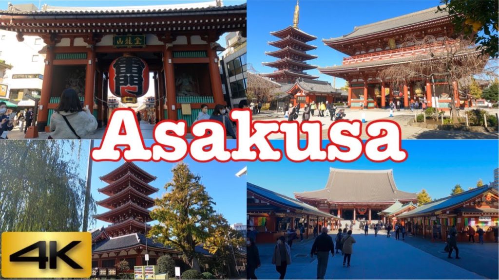 『4K』Take a walk in Asakusa