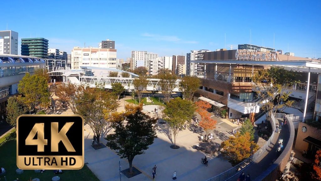 【4K Walk】Nagareyama modern town in Chiba, Japan