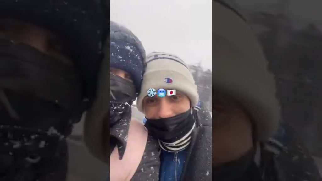 JAPÃO NEVANDO 2022❄️🇯🇵🥶 #shorts #chiba  #japao #japão #japan #viagem #trabalho #travel