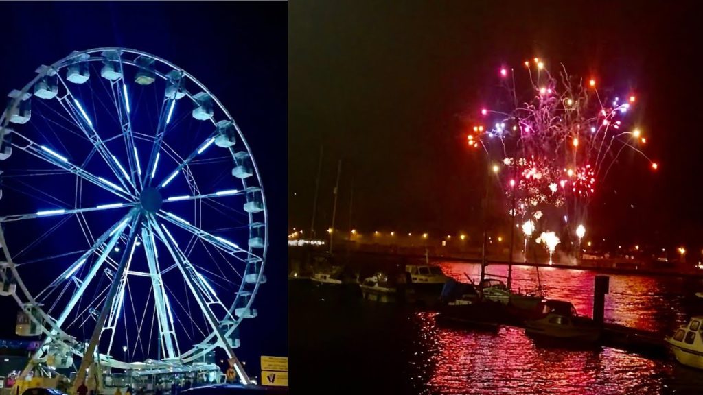 Winter Solstice Firedance Festival 2021 | Fireworks Display 4K  | Waterford city, Ireland