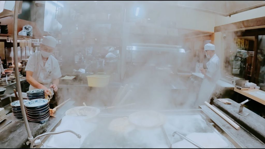 Japanese Traditional Fast Food-UDON-Hokkaido,Sapporo,JAPAN.