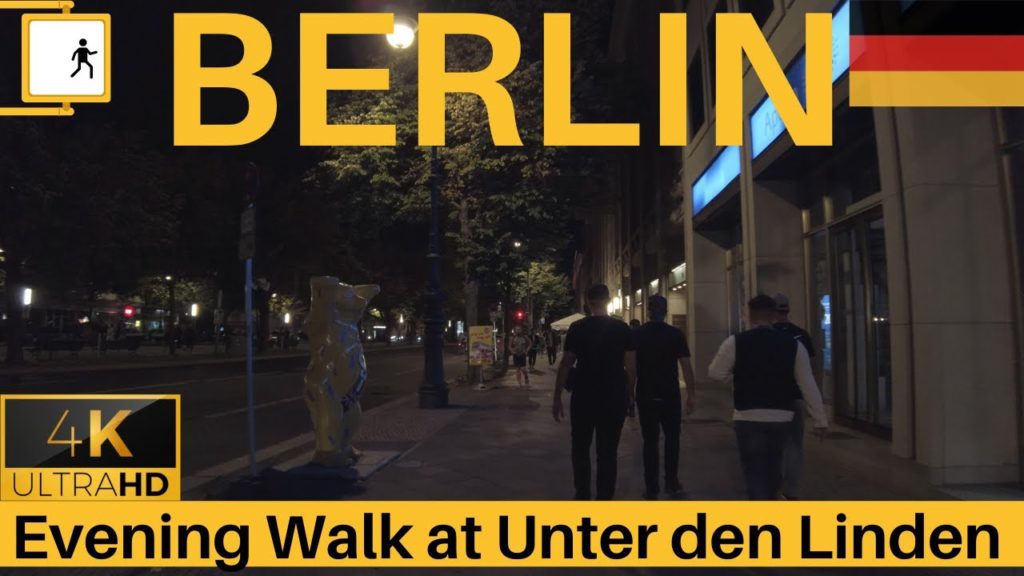 Walking in Berlin【4K】Evening at Unter den Linden | Berlin Germany Walking Tour