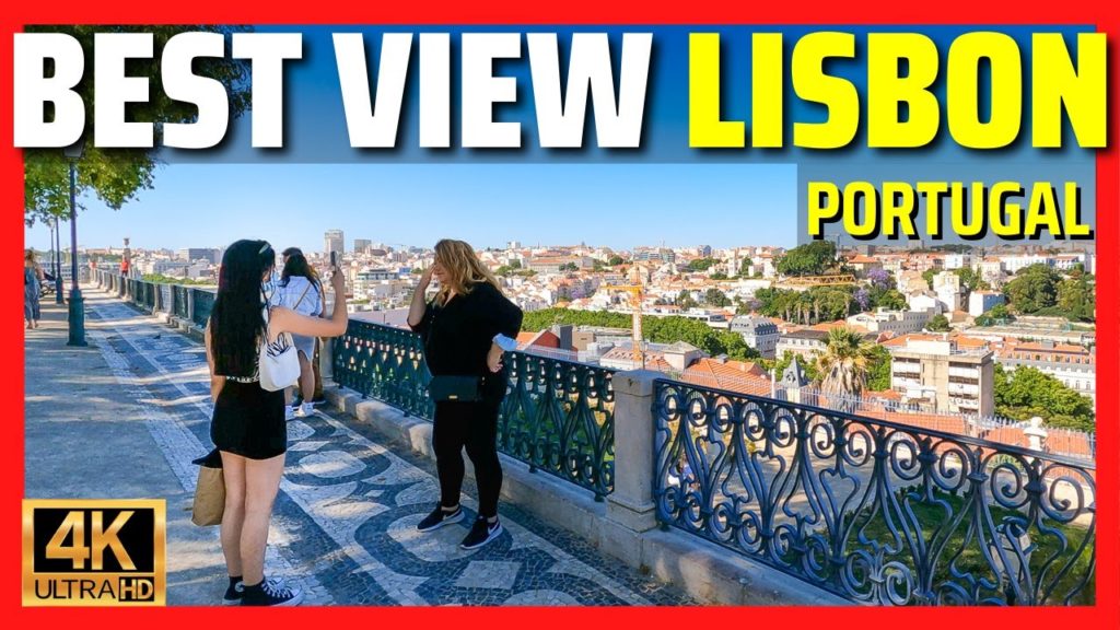 [4K] Amazing View of Lisbon's Historic Center! 🤩 Bairro Alto Walking Tour | Portugal