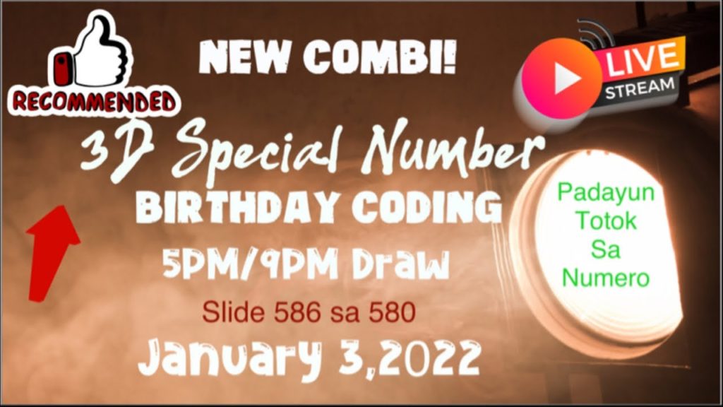Swertress Number December 3,2022 5PM/9PM Draw