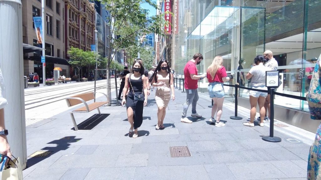 🇦🇺 Sydney George Street Summer Tour 🌤 January 2022 | Beginning to End #Australia #Sydney #GeorgeSt