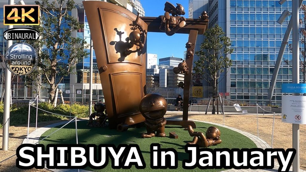 Walking around SHIBUYA in January - 4K Tokyo Japan