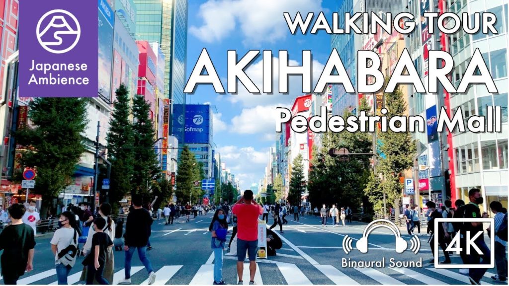 Walking in Anime Town Akihabara,Tokyo Walk [4K/Binaural Walking Tour]