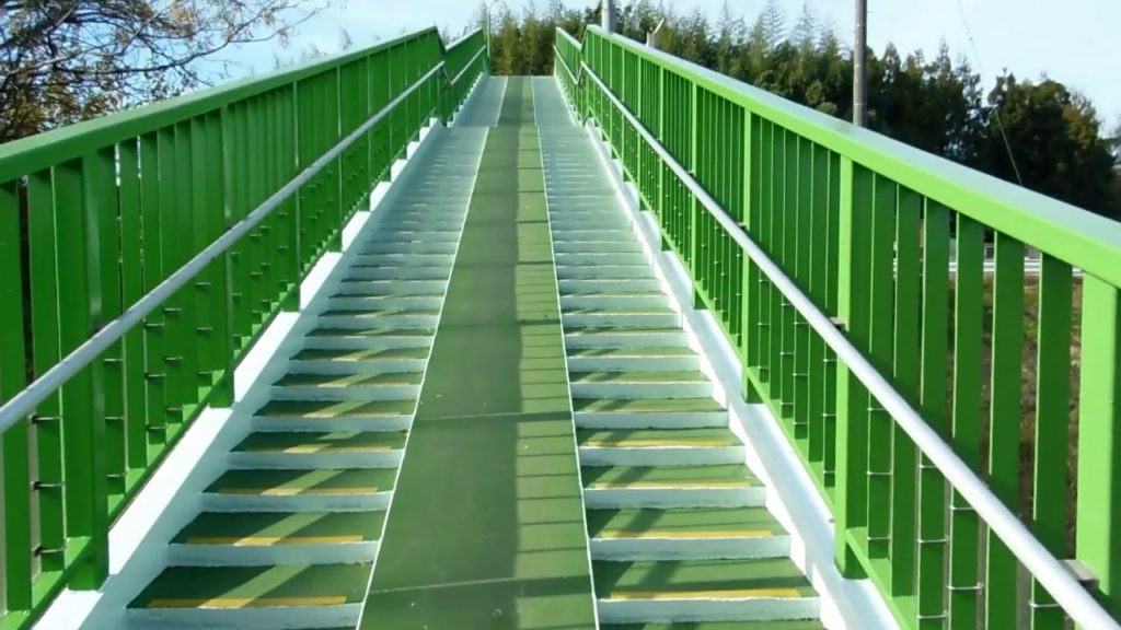 The Repaired Bridge in Japan
