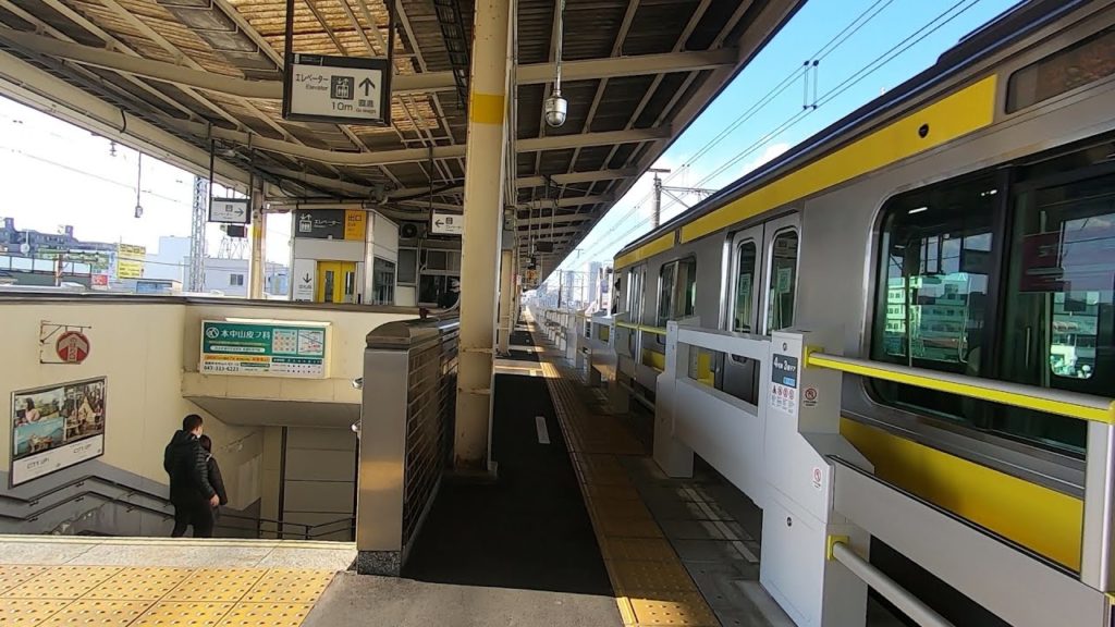 【ホームドア設置完了】総武本線下総中山駅! 【ホームドア設置完了】総武本線下総中山駅!
