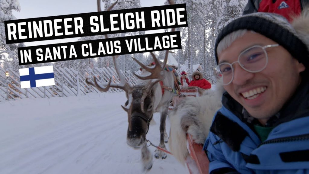 Santa Claus Village Reindeer Ride | Finland Reindeer Sleigh Ride | Santa Claus Village Finland Santa Claus Village Reindeer Ride | Finland Reindeer Sleigh Ride | Santa Claus Village Finland