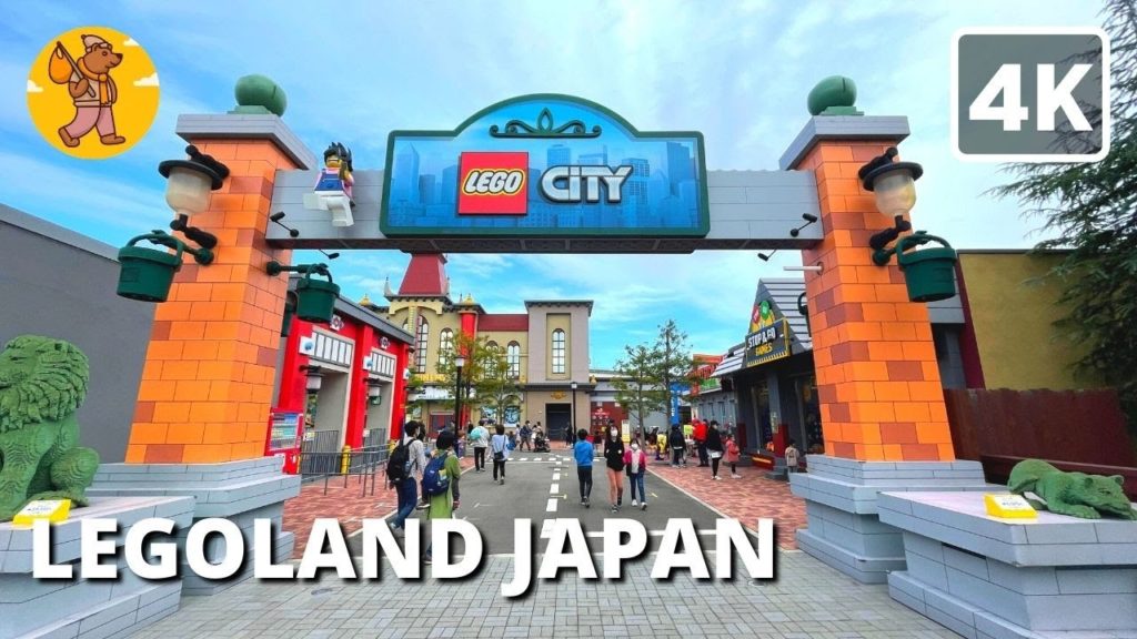 【4K】 LEGOLAND Japan Tour | Nagoya Walking | 🔊 Binaural Sound