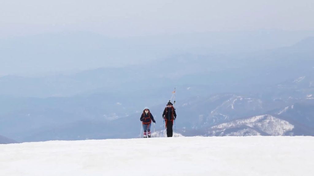 Mt  Gatsan Backcountry Ski tour, Yamagata, Japan