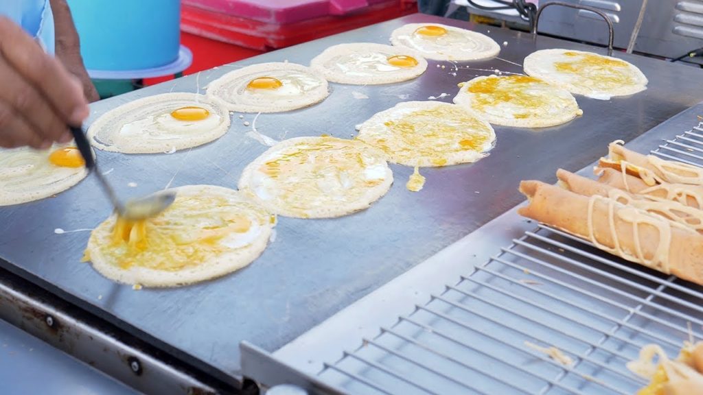 Pancake Roll (Khanom Tokyo) | Thai Street Food Pancake Roll (Khanom Tokyo) | Thai Street Food