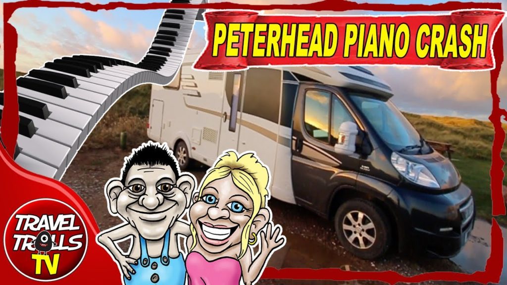 PIANO Falls Through A ROOF As We Motorhome SCOTLAND