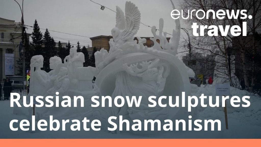 These Siberian snow sculptors are carving Russian history into ice