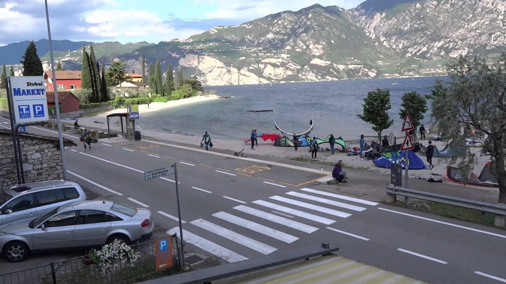 Campagnola Beach, Garda Lake, Malcesine, Italy